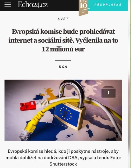 EU bude prohledávat internet a sociální sítě