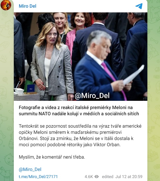 Meloni Orban