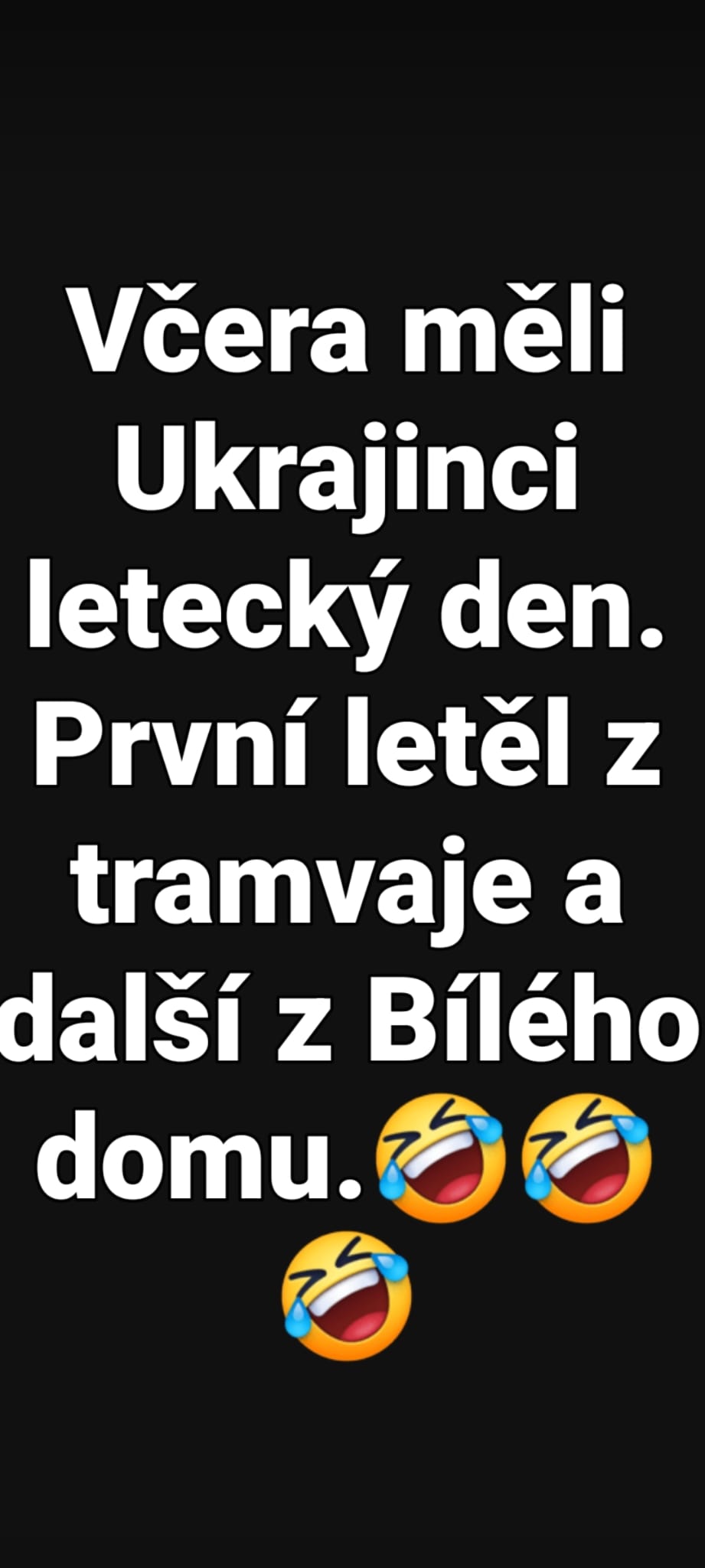 Dneska velký den.