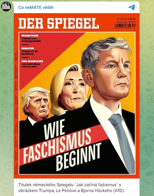 spiegel jak zacina fasismus