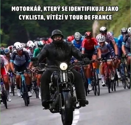 motorkar jako cyklista