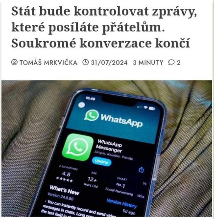 soukromé zprávy končí